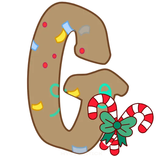 Стикер 58 Merry Christmas