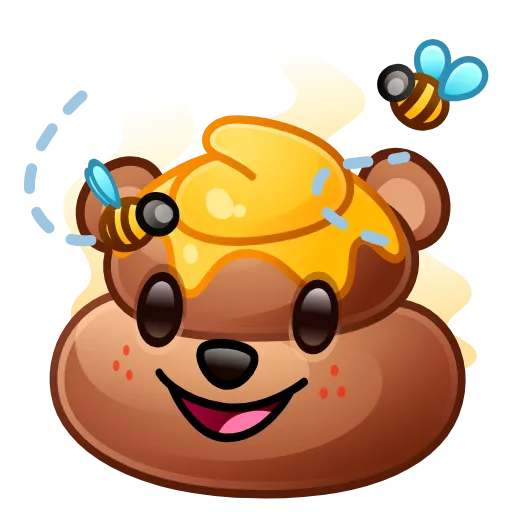 Стикер 21 Happy Brownie