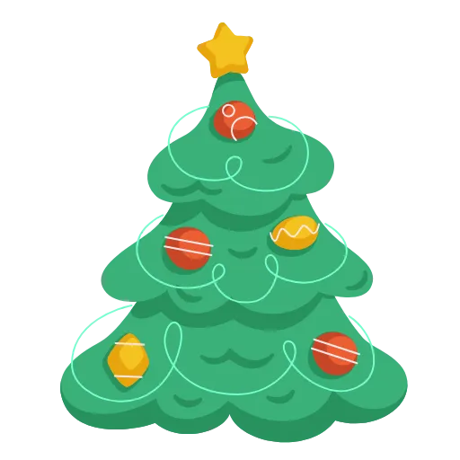 Стикер 32 Christmas Pepe