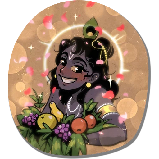 Стикерпак Hare Krishna для Telegram