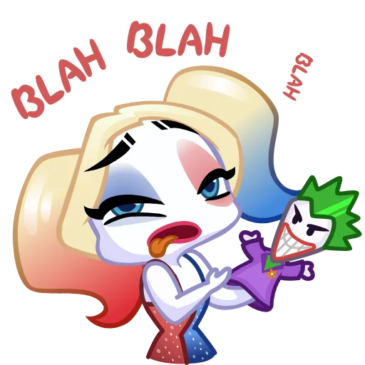 Стикер 9 Harley Quinn