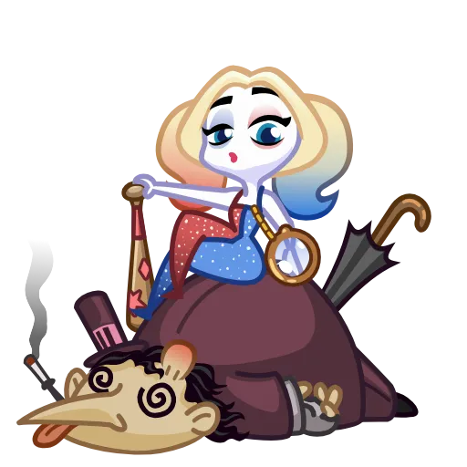 Стикер 21 Harley Quinn