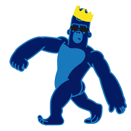 Стикер 8 Harry Gorilla