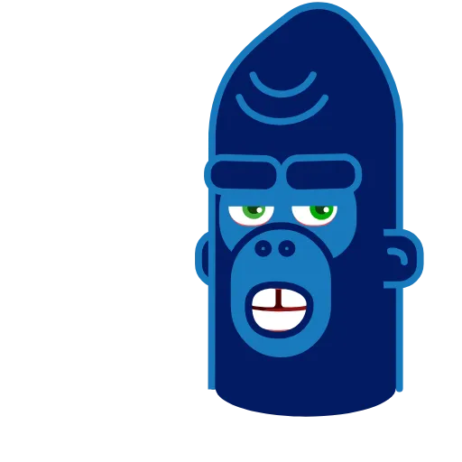 Стикер 7 Harry Gorilla