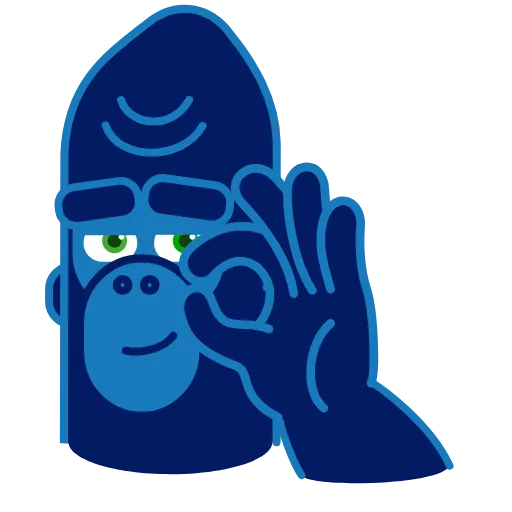 Стикер 12 Harry Gorilla