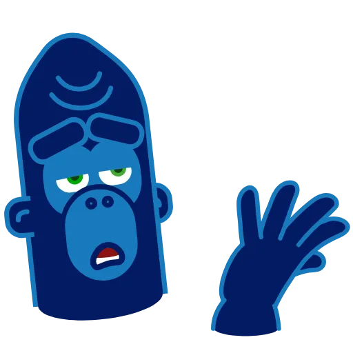 Стикер 9 Harry Gorilla