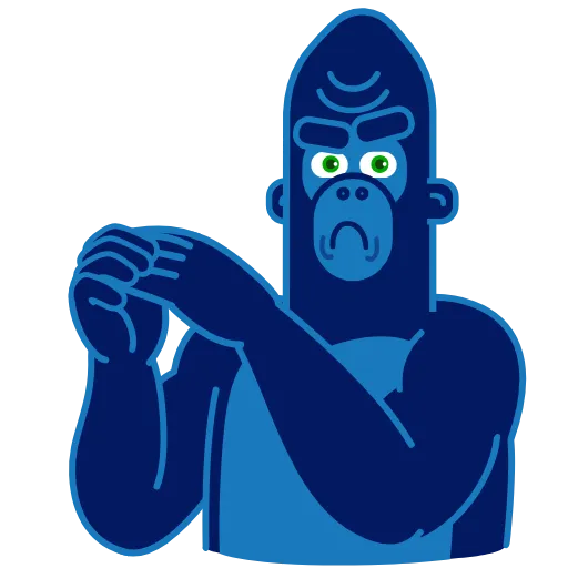 Стикер 18 Harry Gorilla