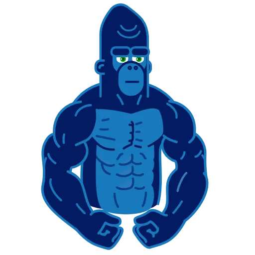 Стикер 15 Harry Gorilla