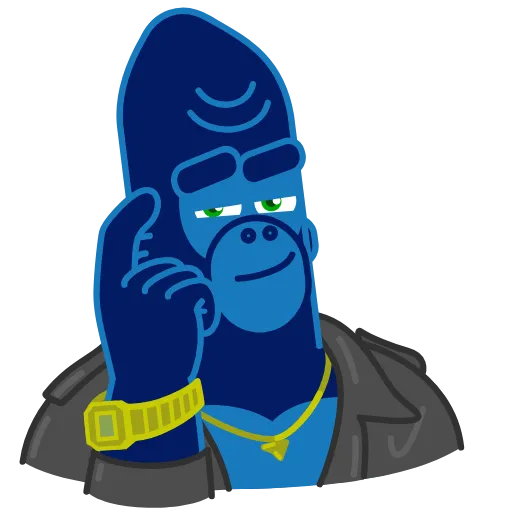 Стикер 22 Harry Gorilla