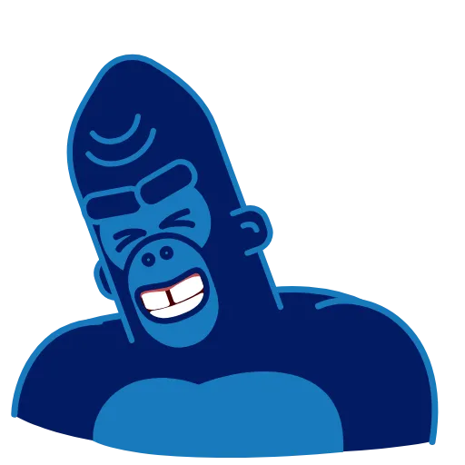 Стикер 24 Harry Gorilla
