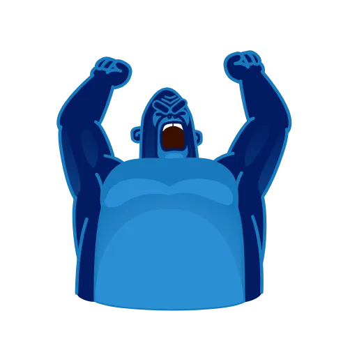 Стикер 26 Harry Gorilla