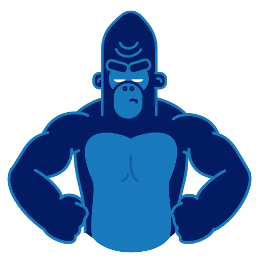 Стикер 23 Harry Gorilla