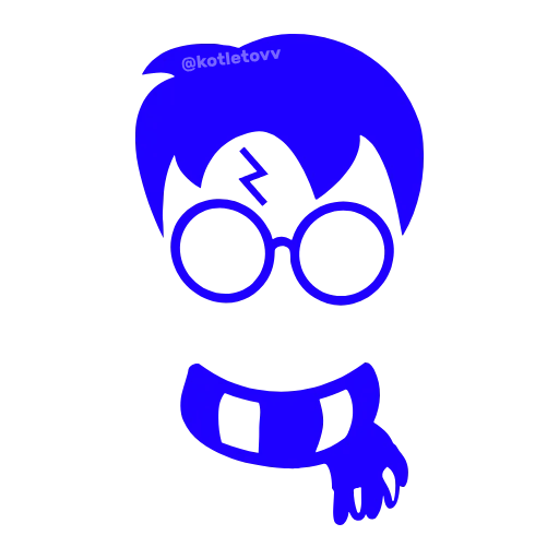 Стикер 55 Harry Potter Adaptive