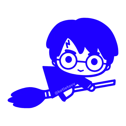 Стикер 52 Harry Potter Adaptive