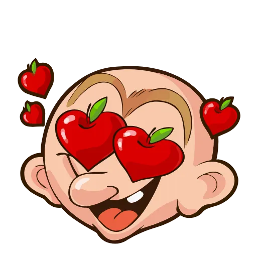 Стикерпак Hasan the Bald для Telegram