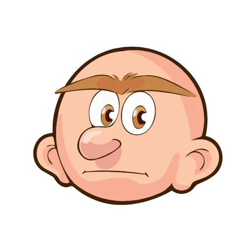 😐 Стикер «Hasan the Bald» для Telegram