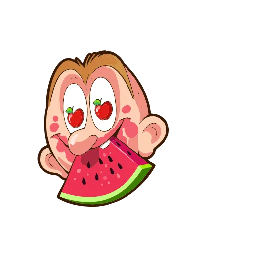 🍉 Стикер «Hasan the Bald» для Telegram