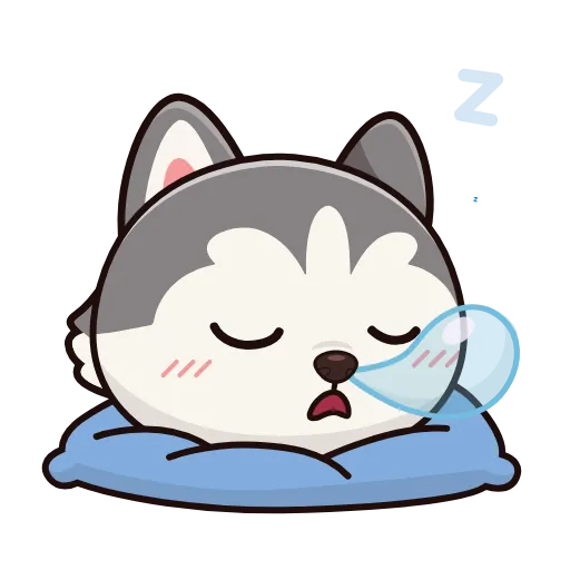 🤩 Эмодзи «Хаски» для Telegram