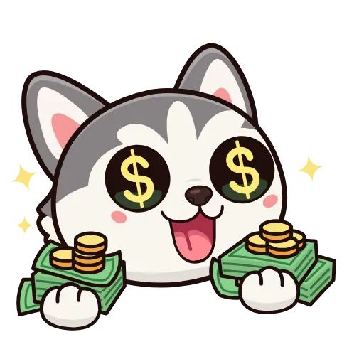🤩 Эмодзи «Хаски» для Telegram