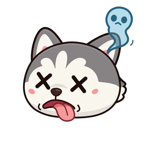 🤩 Эмодзи «Хаски» для Telegram