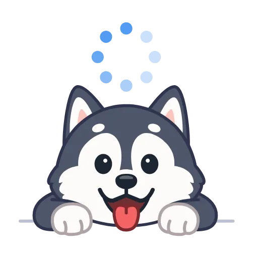 🤩 Эмодзи «Хаски» для Telegram