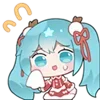 Стикер 56 Hatsune Miku