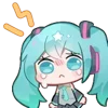 Стикер 45 Hatsune Miku