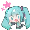 Стикер 33 Hatsune Miku