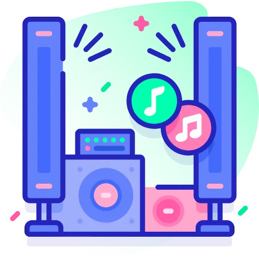 🤩 Эмодзи «Синие векторные буквы» для Telegram