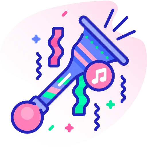 🤩 Эмодзи «Синие векторные буквы» для Telegram