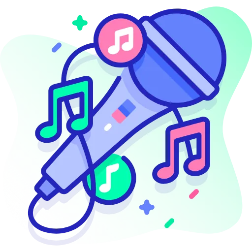 🤩 Эмодзи «Синие векторные буквы» для Telegram