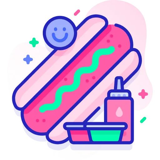 🤩 Эмодзи «Синие векторные буквы» для Telegram