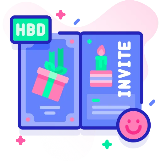 🤩 Эмодзи «Синие векторные буквы» для Telegram