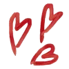 Стикер 25 ❤️ Heart - сердечки