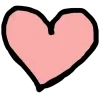 Стикер 45 ❤️ Heart - сердечки
