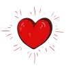 Стикер 21 ❤️ Heart - сердечки