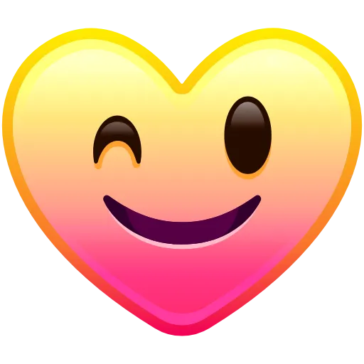 Стикер 10 Heart Emoji