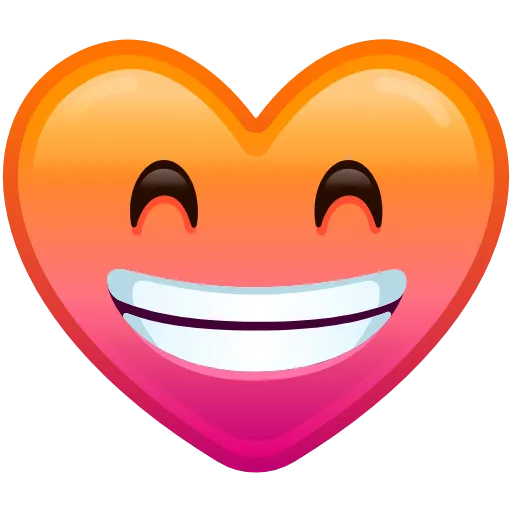 Стикер 2 Heart Emoji