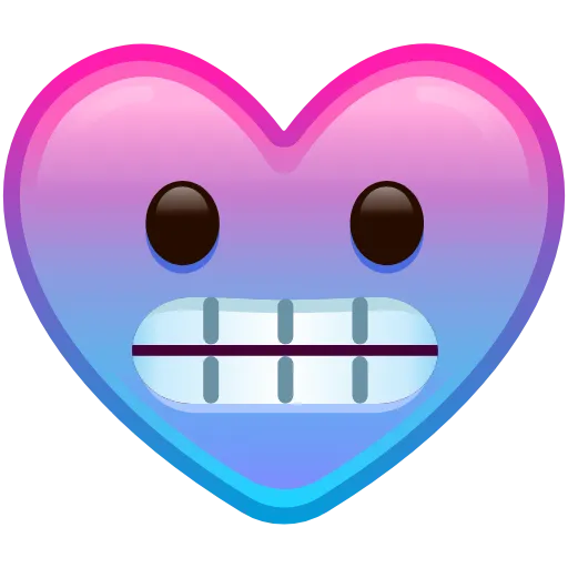 Стикер 53 Heart Emoji
