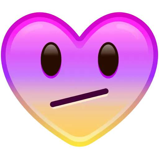 Стикер 51 Heart Emoji