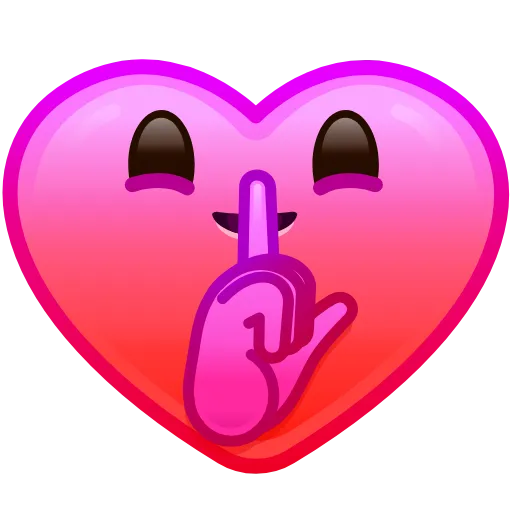 Стикер 47 Heart Emoji