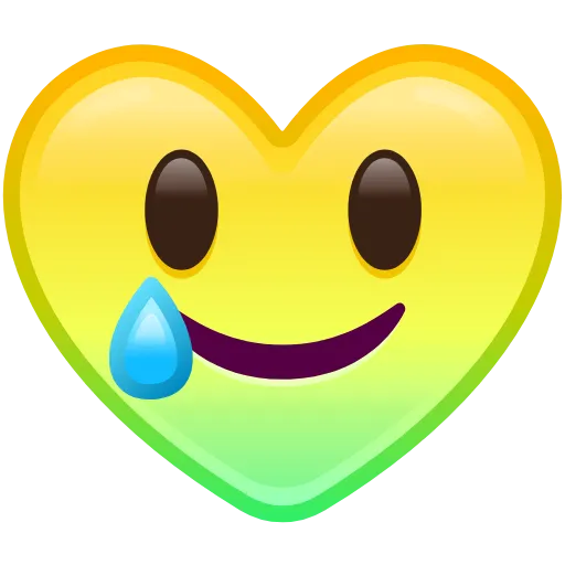 Стикер 6 Heart Emoji