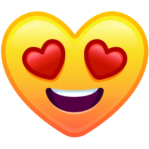 Стикер 11 Heart Emoji