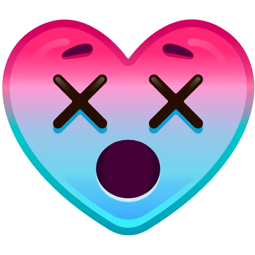 Стикер 60 Heart Emoji
