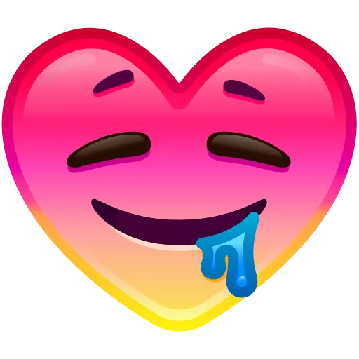 Стикер 57 Heart Emoji