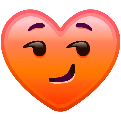 Стикер 22 Heart Emoji