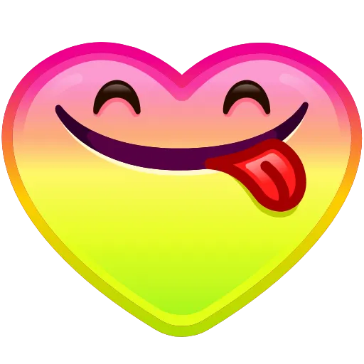 Стикер 14 Heart Emoji