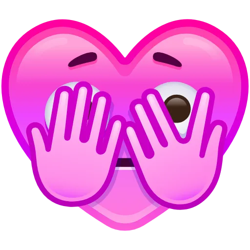 Стикер 44 Heart Emoji