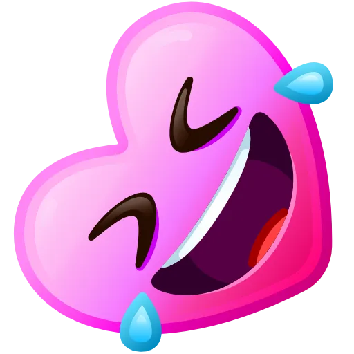 Стикер 5 Heart Emoji