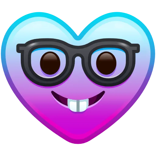 Стикер 18 Heart Emoji